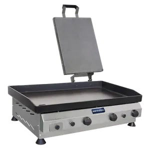 Plancha Industrial a gas de 80x50 cm