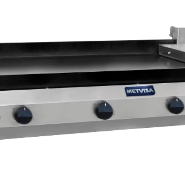 Plancha a gas de  1,40x50 Metvisa