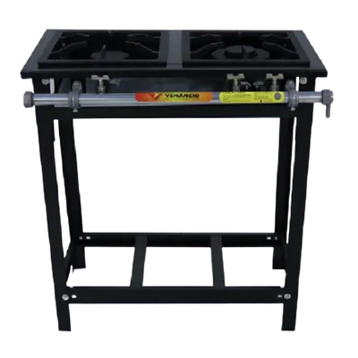 Cocina Industrial a gas de 2 quemadores