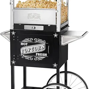 Maquina de palomitas de 12 oz de carrito
