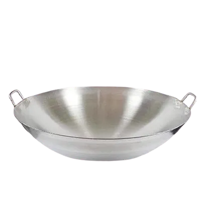 Wok chino o paila de 38 cm en acero inoxidable