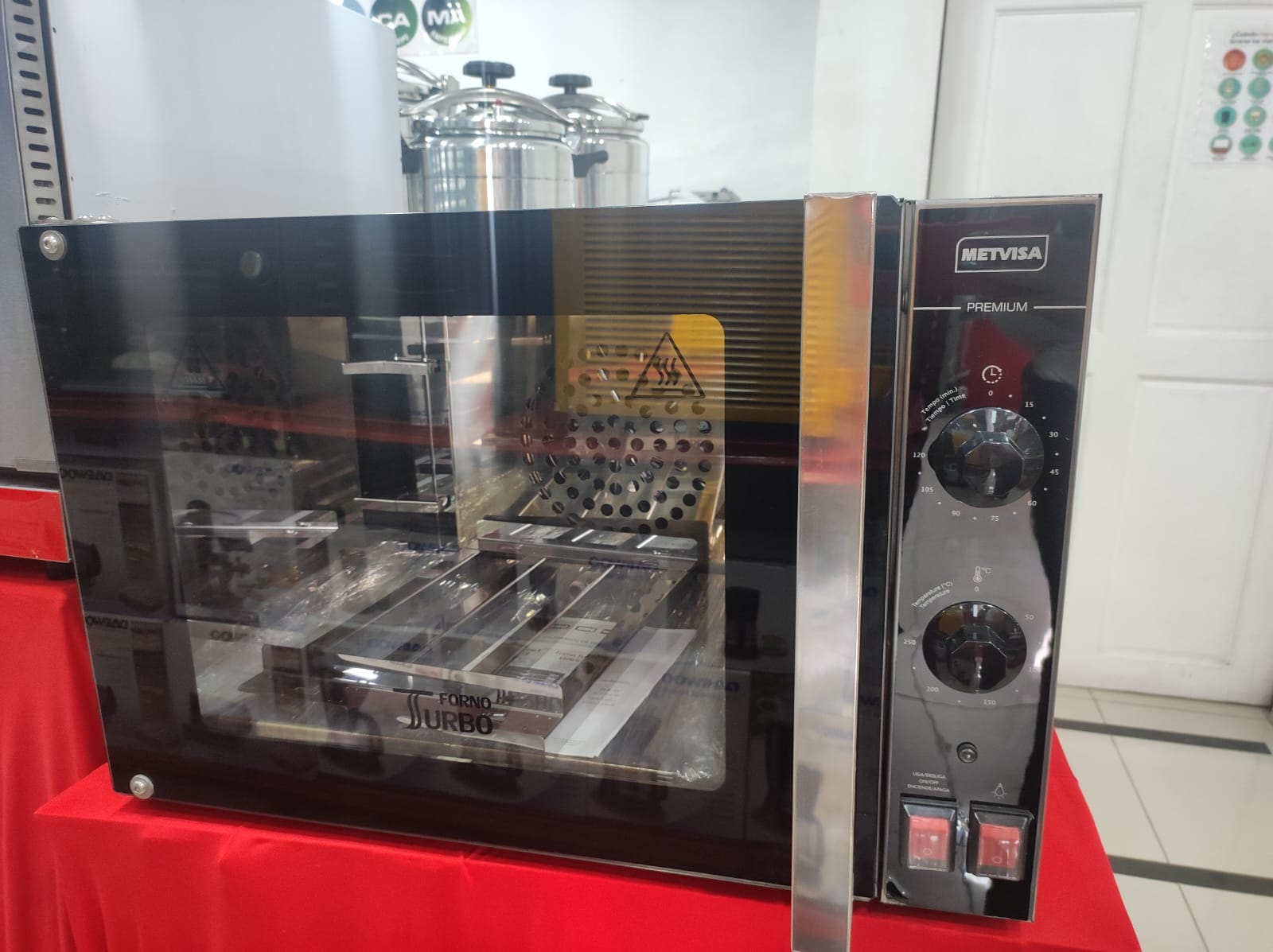 Horno Turbo Electrico 4 bandejas