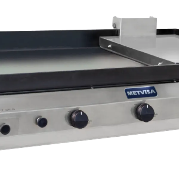 Plancha Industrial a gas con prensador de 1 m