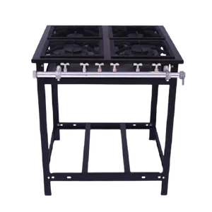 Cocina Industrial a Gas de 4 quemadores