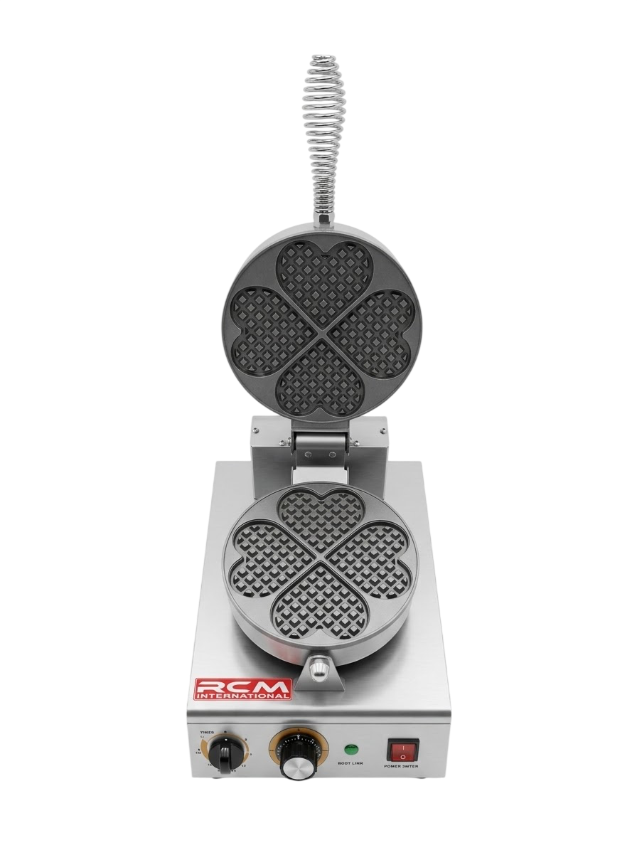 Wafflera Comercial en Forma de Corazón