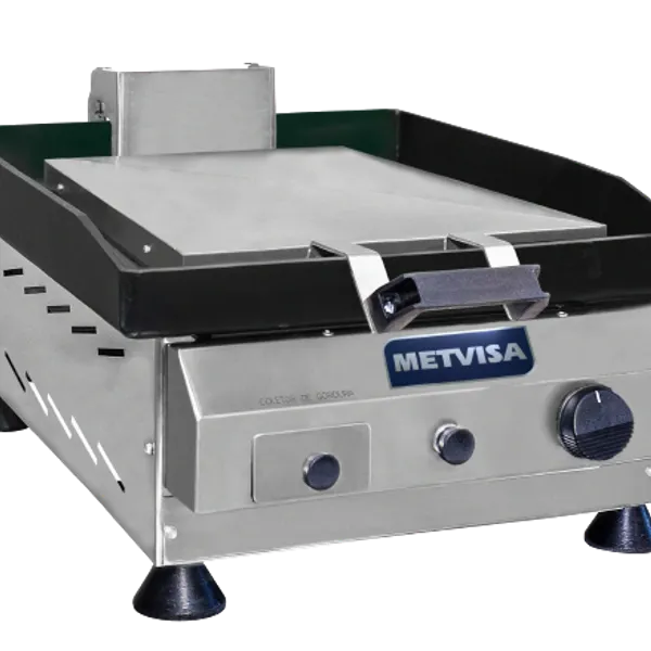 Plancha a gas de 40x50 cm Metvisa