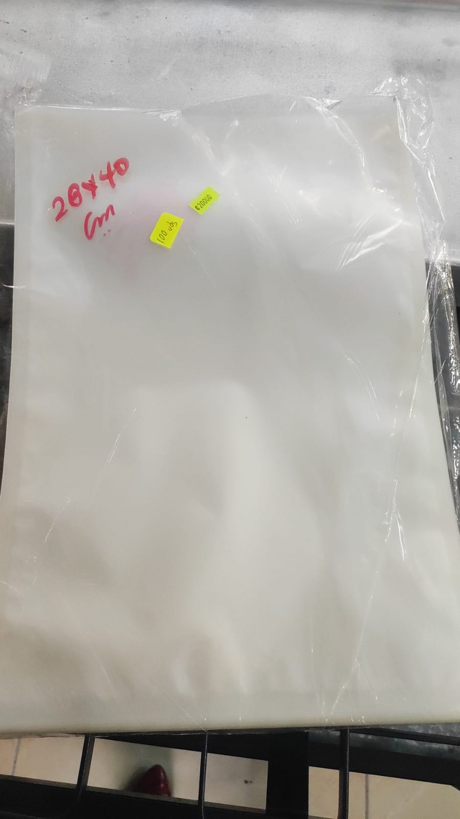 Bolsa para sellado al vacío lisa 100 unidades