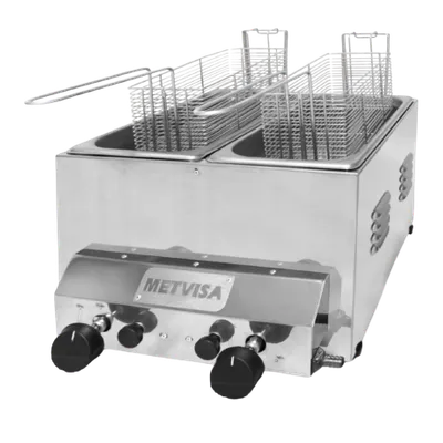 Freidor a gas de 6 L Metvisa
