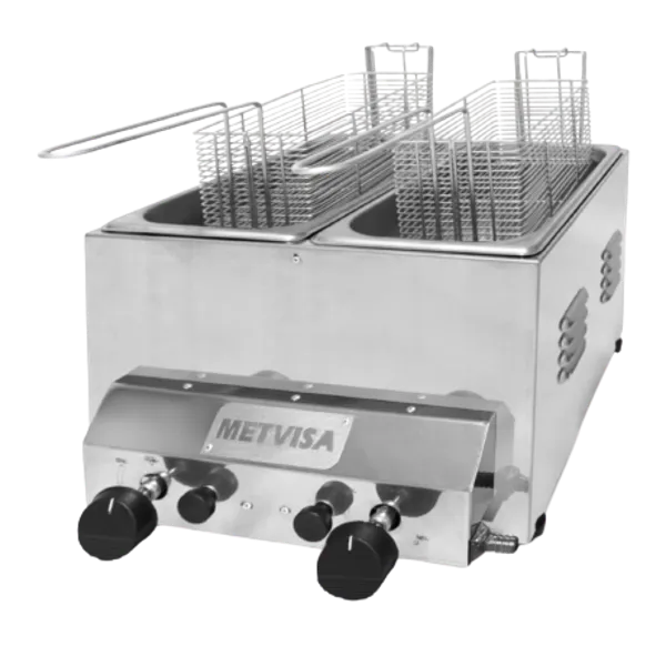 Freidor a gas de 6 L Metvisa