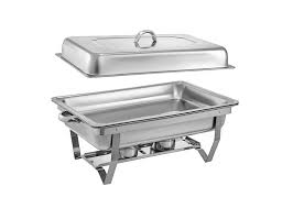 Baño María de una bandeja- baño María de quemador de alcohol-chefing dish