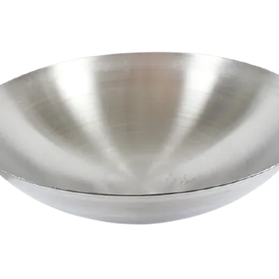 Wok o paila de acero inoxidable de 65 cm
