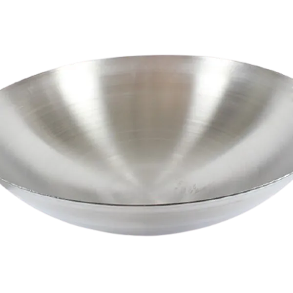 Wok o paila de acero inoxidable de 65 cm