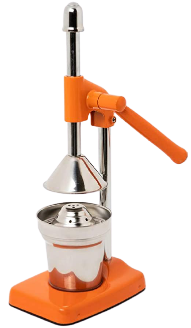 Exprimidor de naranjas eléctrico - naranja - alimentación manual